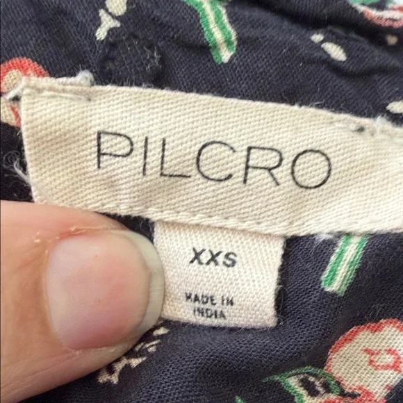 Pilcro Black Floral Mini Dress - Picture 8 of 13